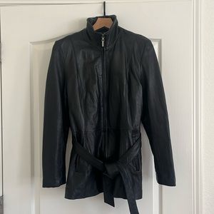 Colebrook&Co black leather jacket